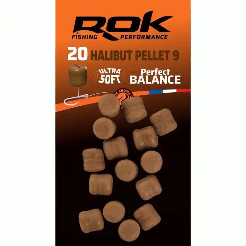 Offre Limitée HALIBUT PELLET _9 ÉQUILIBRÉ ROK FISHING PERFORMANCE