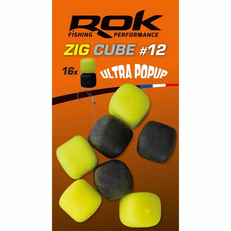 Nouvelle Collection ZIG CUBE MIX _12 – YELLOW + BLACK ROK FISHING PERFORMANCE