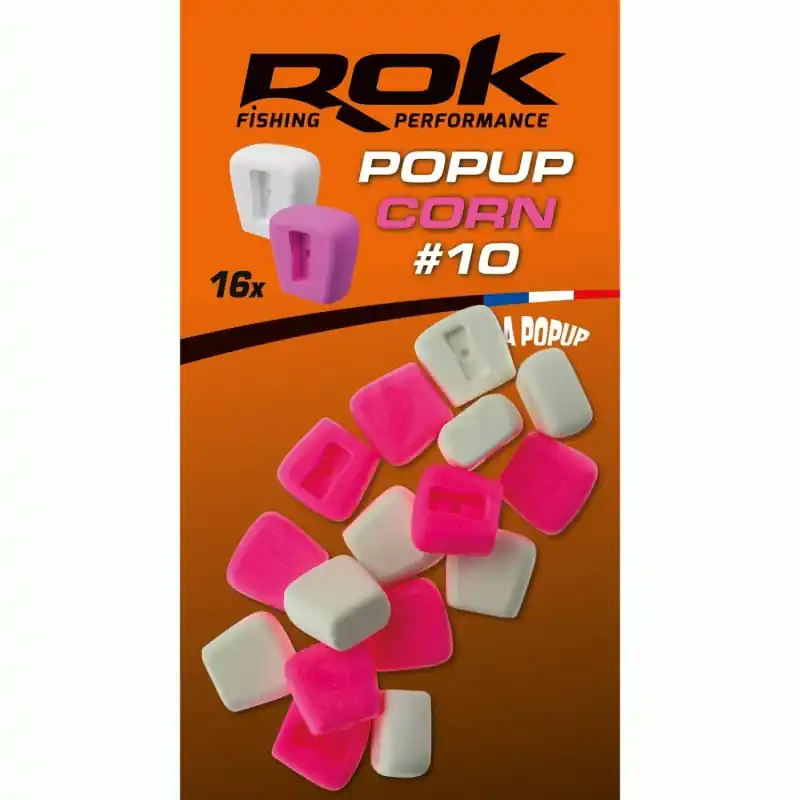 Usine Directe POPUP CORN _10 – ORANGE+BROWN ROK FISHING PERFORMANCE