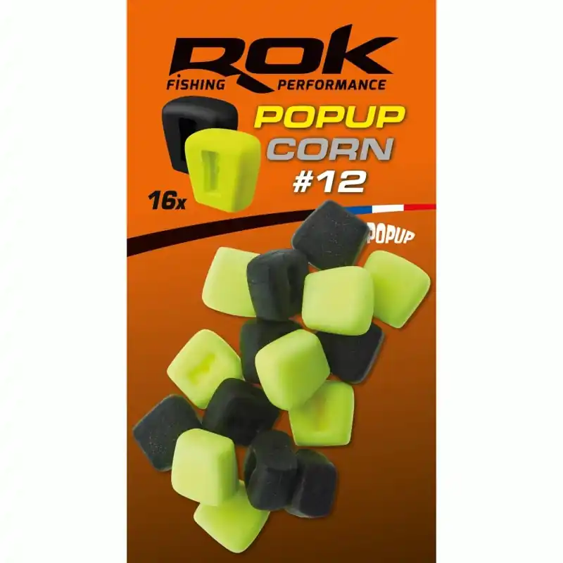 Promotion Saisonnière POPUP CORN _12 – YELLOW+BLACK ROK FISHING PERFORMANCE
