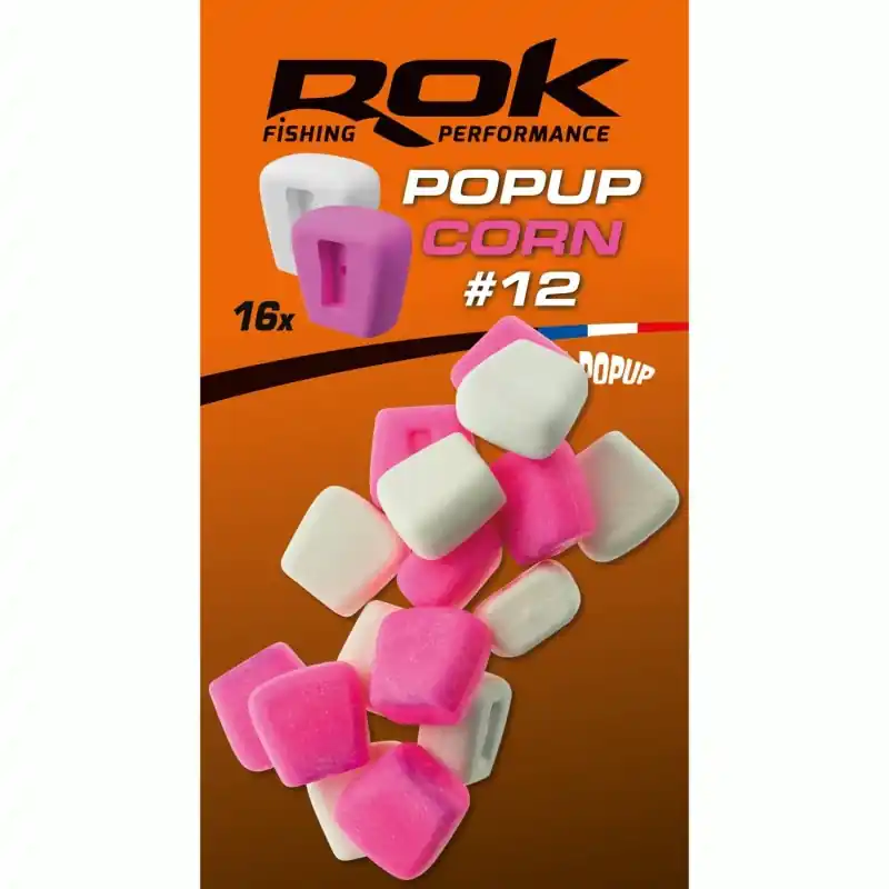 Offre Du Jour POPUP CORN _12 – ORANGE+BROWN ROK FISHING PERFORMANCE