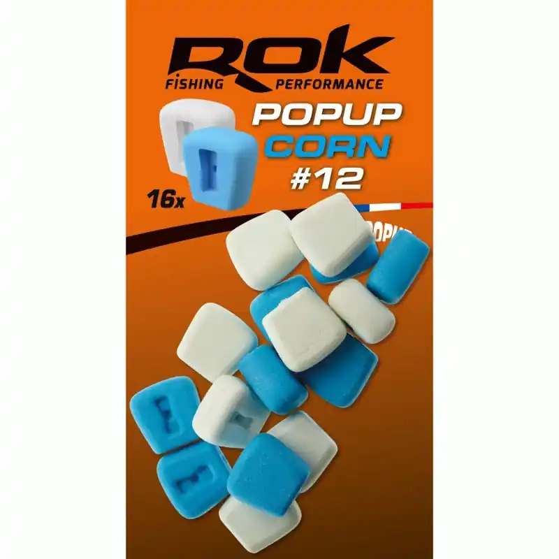 POPUP CORN _12 – WHITE+BLUE ROK FISHING PERFORMANCE Acheter Direct