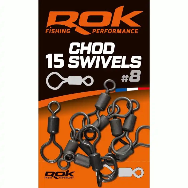 Offre Du Jour CHOD SWIVELS _8 – EMERILLON CHOD ROK FISHING PERFORMANCE