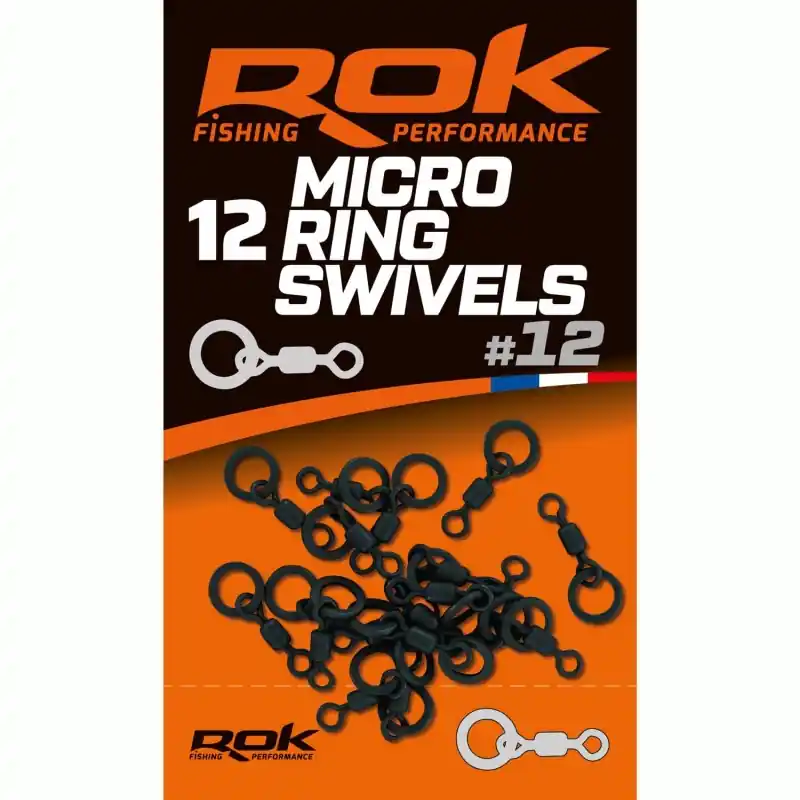 MICRO RING SWIVELS _12 ROK FISHING PERFORMANCE Prix Réduit