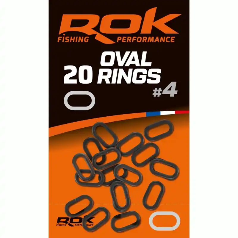 OVAL RIG RING _5 – ANNEAU OVAL _5 – 4.5MM ROK FISHING PERFORMANCE Prix Réduit