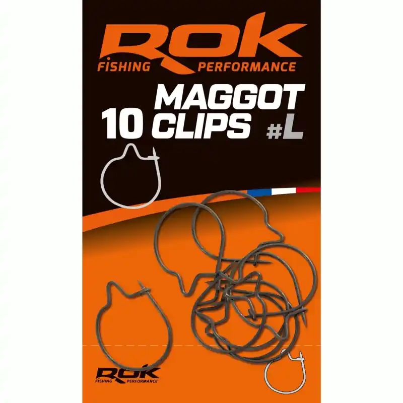 MAGGOT CLIP _L – CLIP MAGGOT _L ROK FISHING PERFORMANCE Dernier Modèle