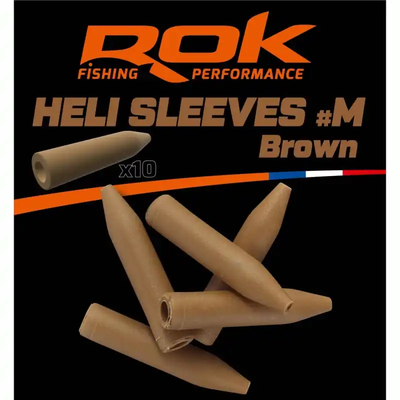 HELI SLEEVE _M BROWN – MANCHON HELICOPTER _M MARRON ROK FISHING PERFORMANCE Acheter En Ligne