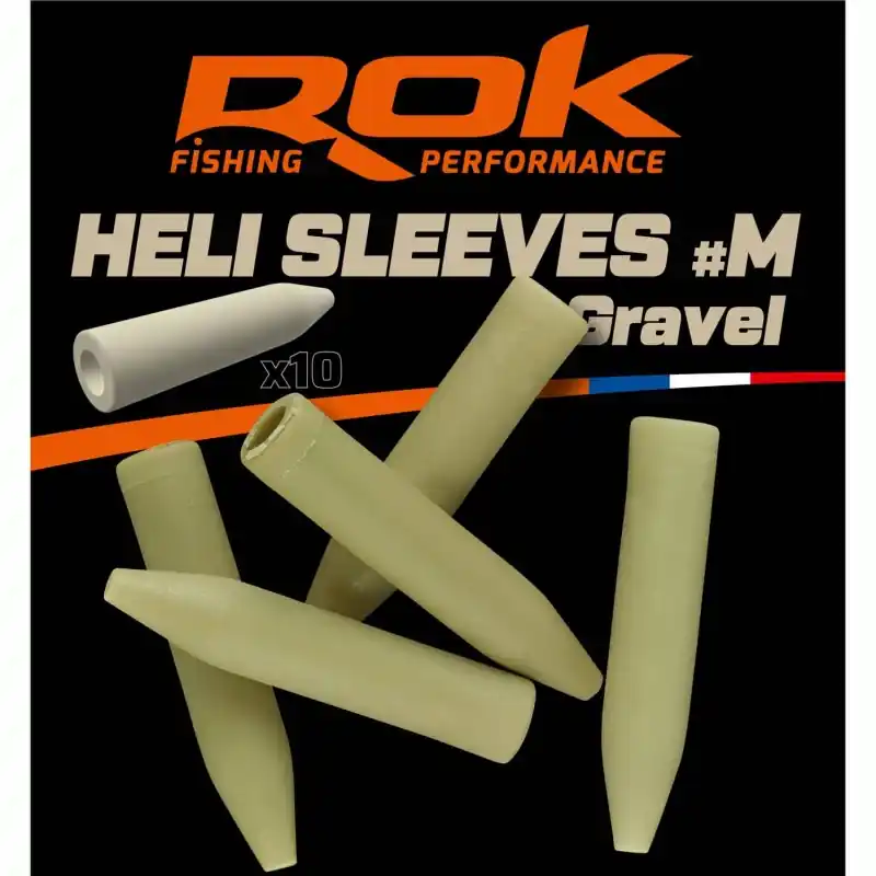 Expédié Aujourd&rsquo;hui HELI SLEEVE _M GRAVEL – MANCHON HELICOPTER _M GRAVEL ROK FISHING PERFORMANCE