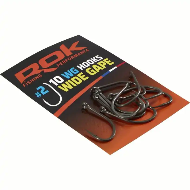 Meilleur Prix WG _6 – WIDE GAPE HOOKS _6 – HAMECONS WIDE GAP _6 ROK FISHING PERFORMANCE