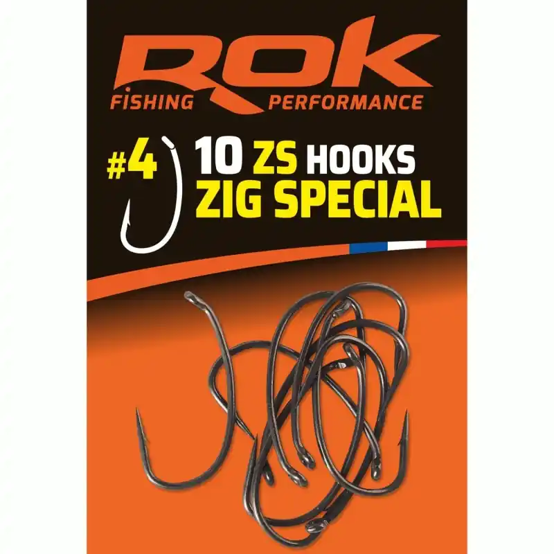 Dernier Modèle ZS _4 – ZIG SPECIAL HOOKS _4 – ZS – HAMECONS ZIG _4 ROK FISHING PERFORMANCE