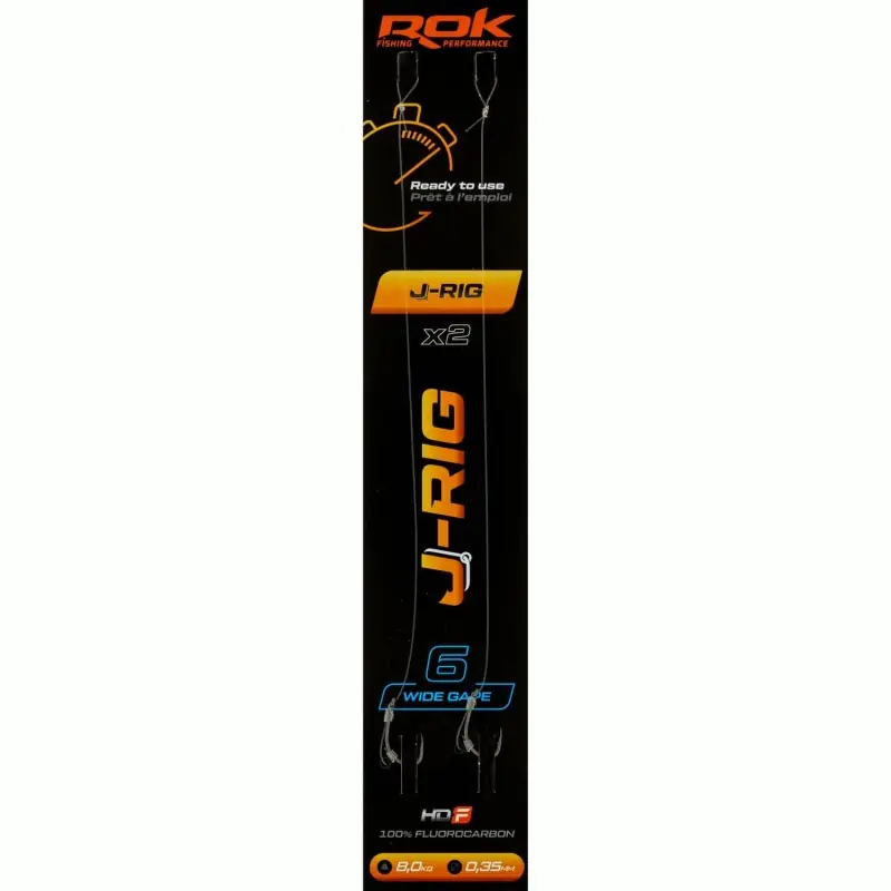 J-RIG WG _6 – 2X PACK LOT DE 2X MONTAGES J-RIG WIDE GAPE _6 ROK FISHING PERFORMANCE Retour Gratuit