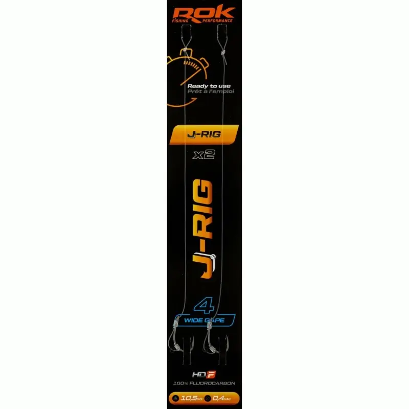J-RIG WG _4 – 2X PACK LOT DE 2X MONTAGES J-RIG WIDE GAPE _4 ROK FISHING PERFORMANCE Paiement Sécurisé