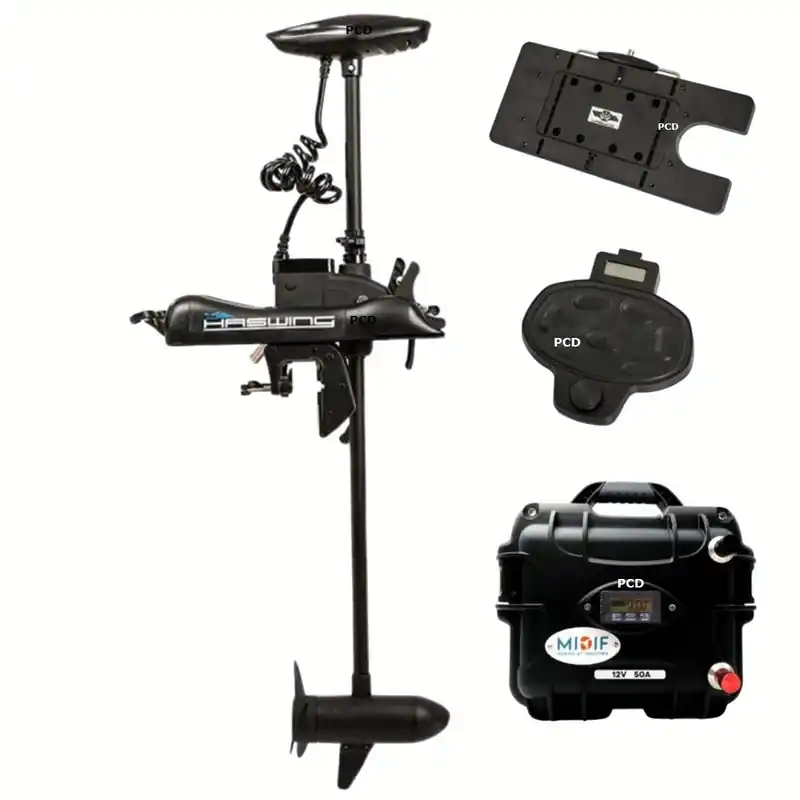 Pack Moteur Electrique Haswing Cayman-B 55lbs Avec Batterie Lithium 50Ah Et Chargeur Offre Exclusive