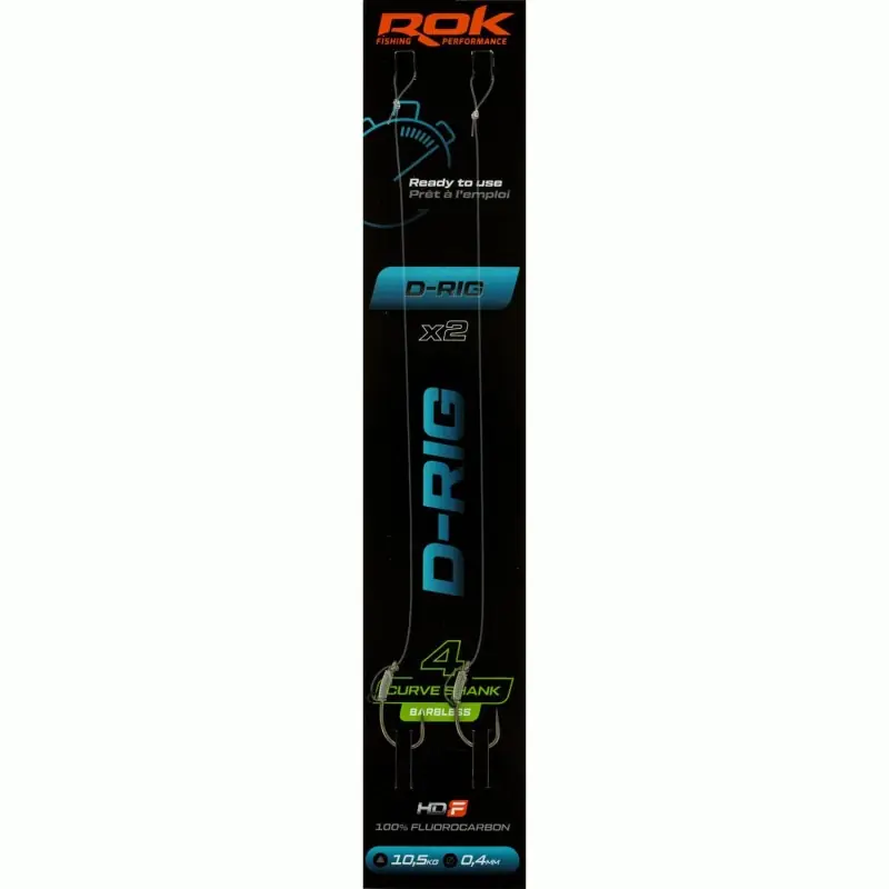 STIFF-RIG WG _8 – 2X PACK LOT DE 2X MONTAGES STIFF-RIG WIDE GAPE _8 ROK FISHING PERFORMANCE Meilleure Vente