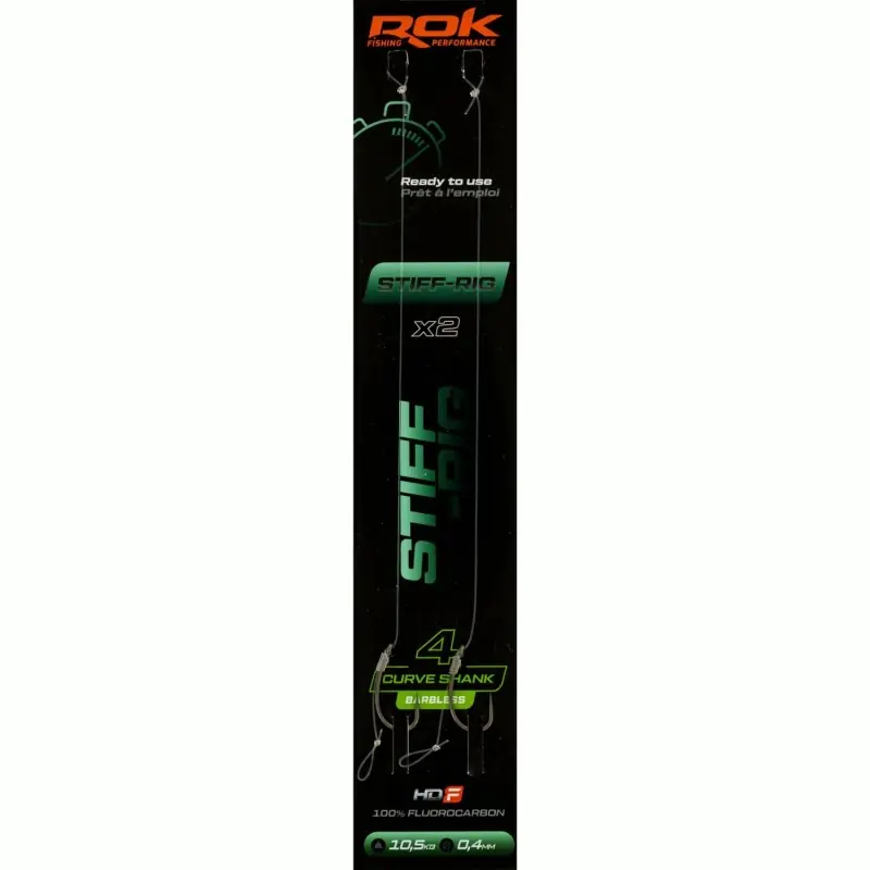 Paiement Sécurisé STIFF-RIG CSB _4 – 2X PACK LOT DE 2X MONTAGES STIFF-RIG CURVE SHANK ROK FISHING PERFORMANCE