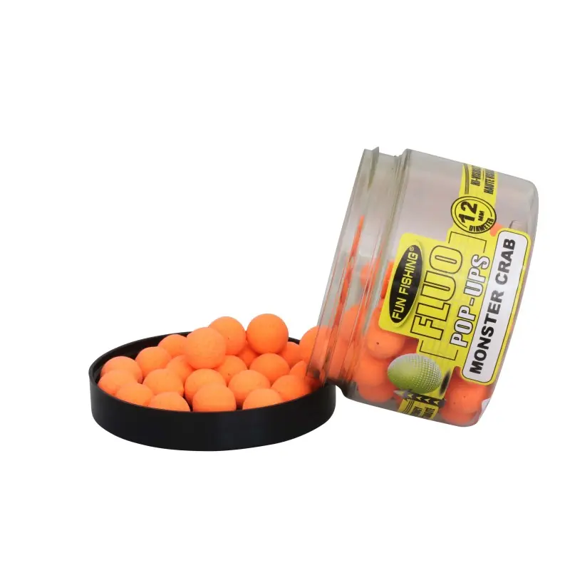 Authentique FLUO POP UPS -12MM – 40GR -ORANGE / MONSTER CRAB FUN FISHING