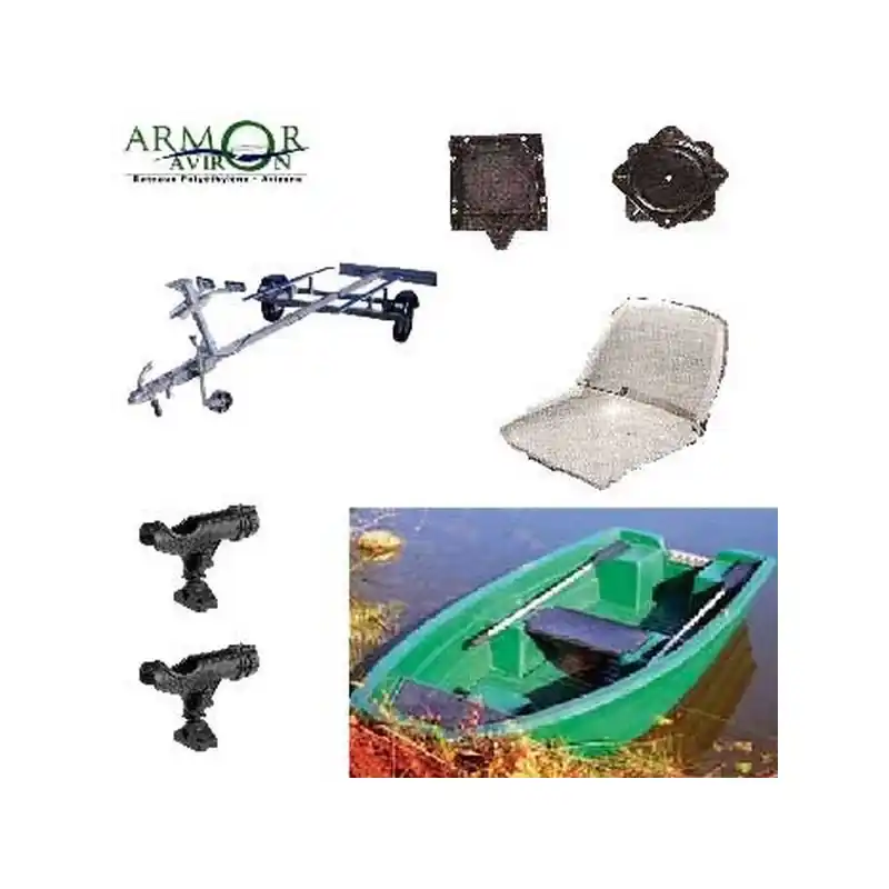PACK ARMOR 320 BARQUE+ REMORQUE + SIEGE + SUPPORT DE CANNES Remise