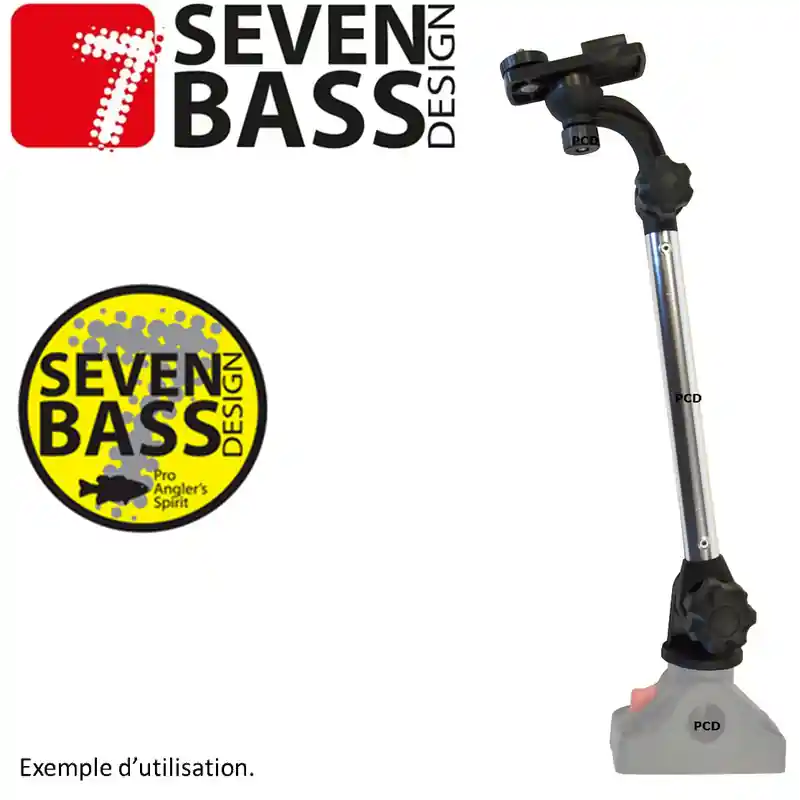 SUPPORT HAUT PLUG&GO GO CAM MOUNT XL SEVEN BASS Top Vente