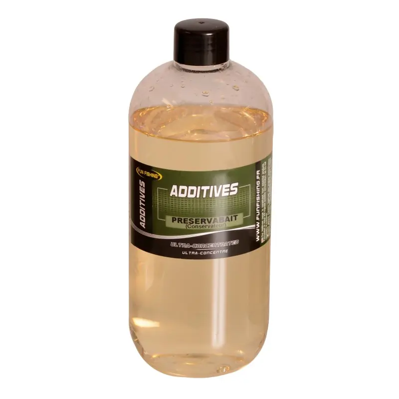 ADDITIVES – 500ML – CONSERVARTEUR (PRESERVABAIT) FUN FISHING Satisfait Ou Remboursé