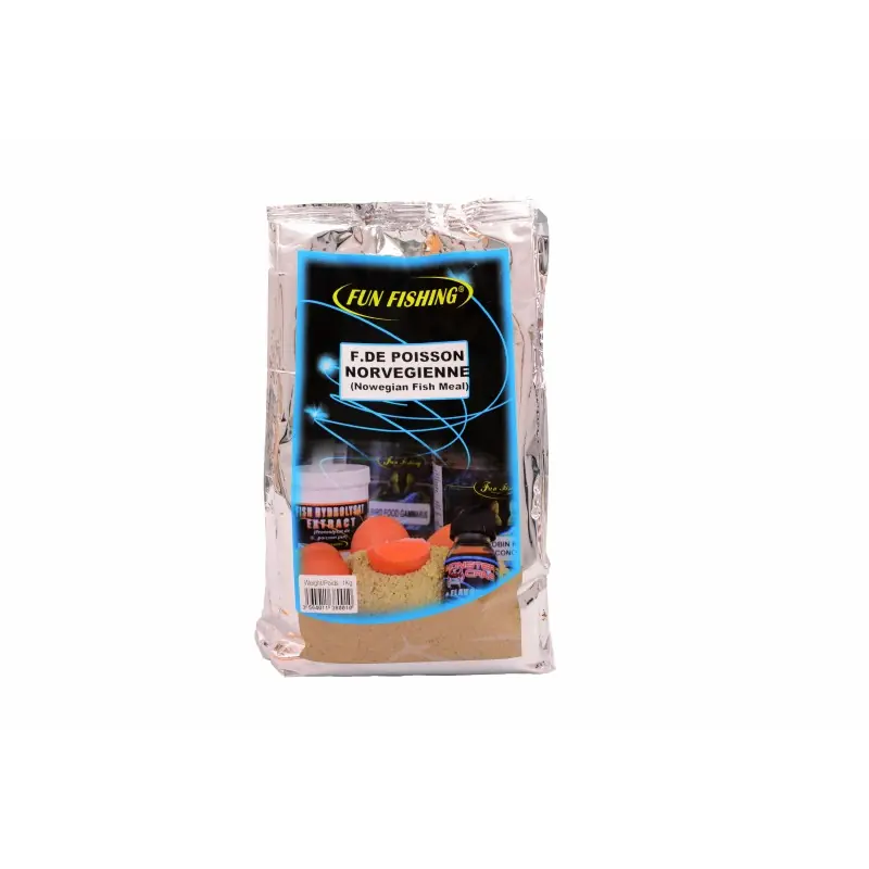 FARINE DE POISSON NORVEGIENNE – 700GR FUN FISHING Meilleur Choix
