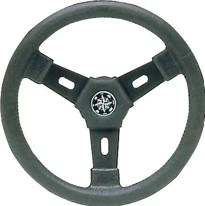 Volant Osculati 3 branches noir 300 mm Must-Have
