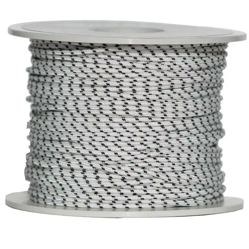 Bon Plan Bobine de Dyneema gainé Sigalsub Ø 1,5 mm Blanche et Noir 50 m