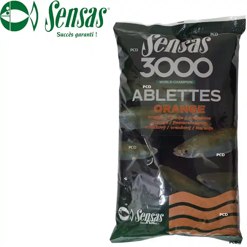 AMORCE SENSAS 3000 ABLETTES ORANGE 1KG Authentique