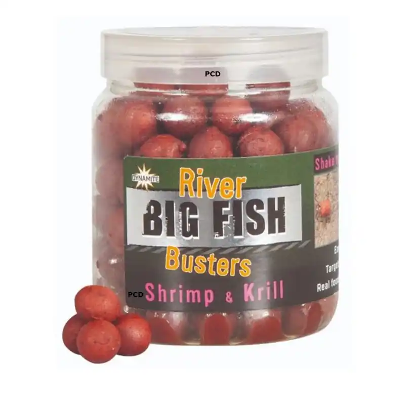 Pellets D‘eschage Dynamite Baits Big Fish River Shrimp & Krill Hookbaits Busters 120G Commande En Gros