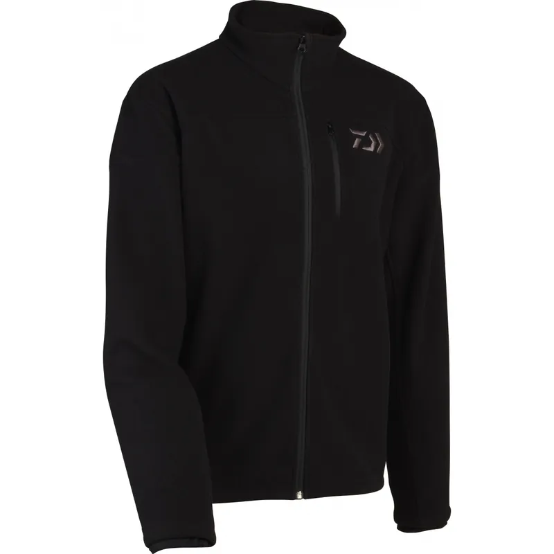 Veste Polaire Zippé Daiwa Noir Pas Cher