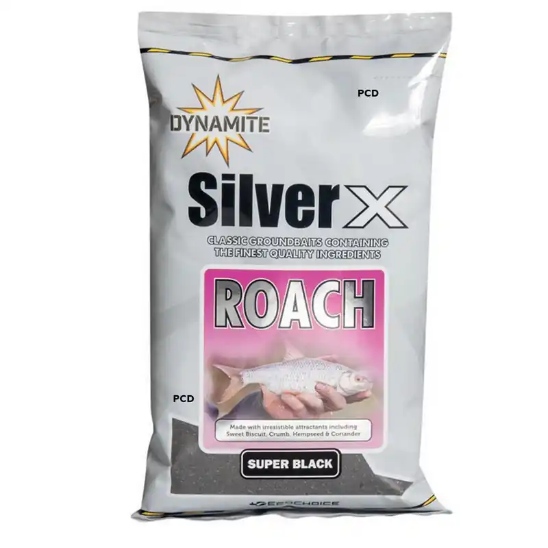Amorce Dynamite Baits Silver X Roach Super Black Groundbait 900G Commande En Gros