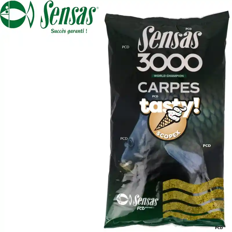 AMORCE SENSAS 3000 CARP TASTY SCOPEX 1KG Bon Plan