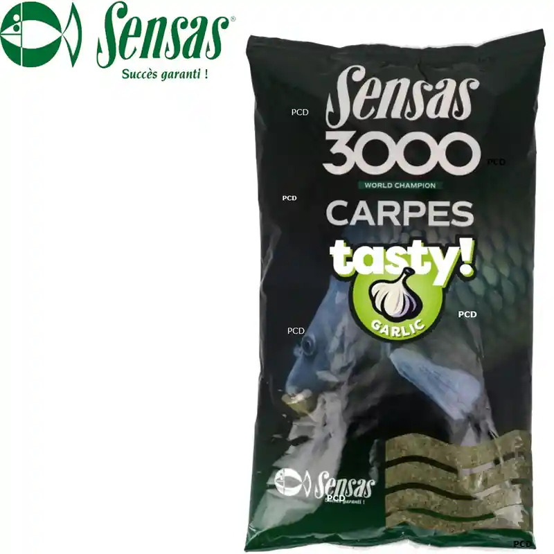 AMORCE SENSAS 3000 CARP TASTY GARLIC 1KG Marque