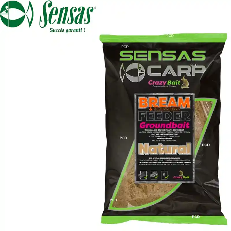 Achat Immédiat AMORCE SENSAS BIG BAG GROUNDBAIT UK BREAM FEEDER NATURAL 2KG