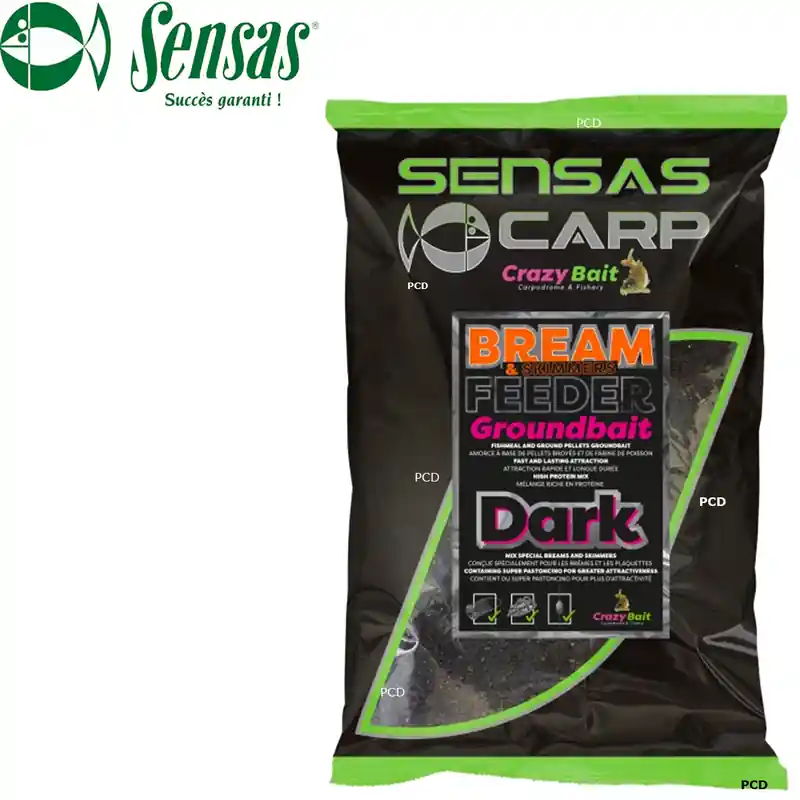 AMORCE SENSAS BIG BAG GROUNDBAIT UK BREAM FEEDER DARK 2KG Acheter En Ligne