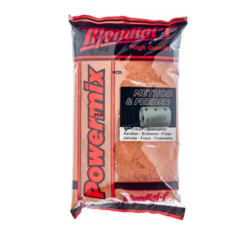 Amorce Powermix Method & Feeder Mondial-F Strawberry 1KG Offre Exclusive