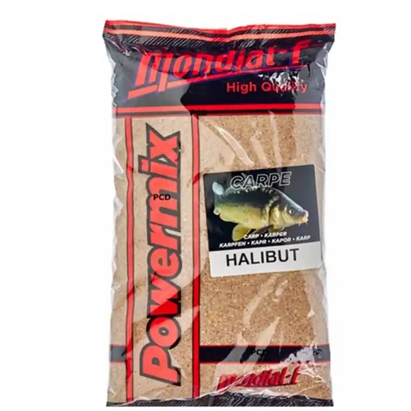 Amorce Powermix Mondial-F Carp Halibut 1KG Offre Limitée