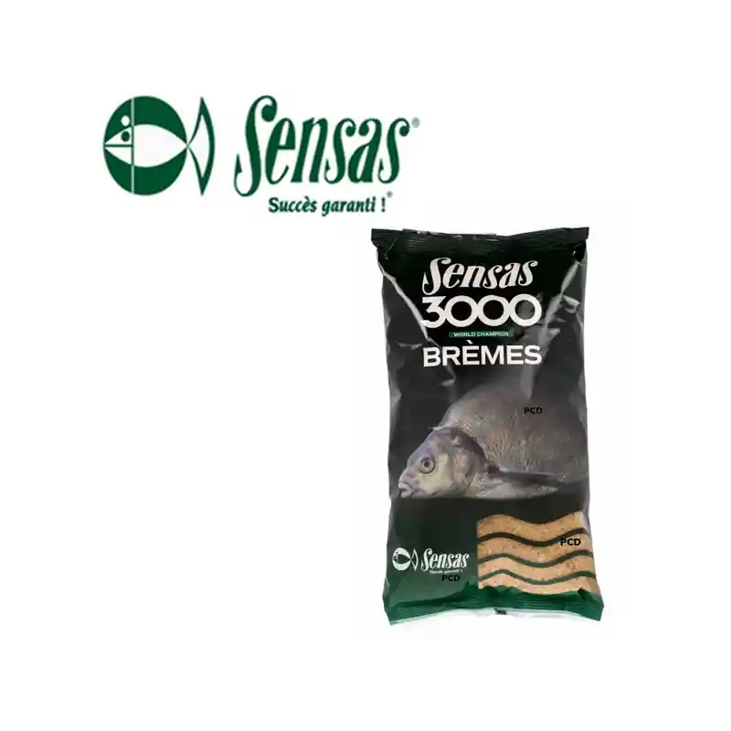 AMORCE SENSAS 3000 BREMES 1KG Dernier Modèle