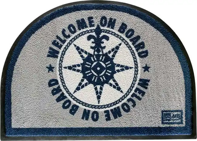 Tapis d‘entrée Marine Business – Collection Welcome On Board – Bleu Achetez Aujourd&rsquo;hui