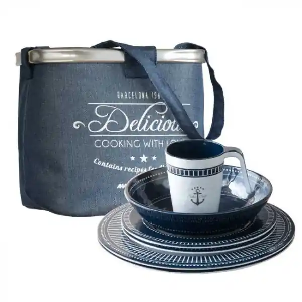Expédition Rapide Set vaisselle Marine Business – Collection Sailor Soul – 24 Pièces