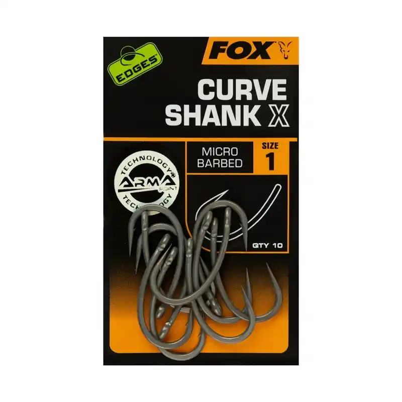 EDGES CURVE SHANK X SIZE 2 FOX Dernier Modèle