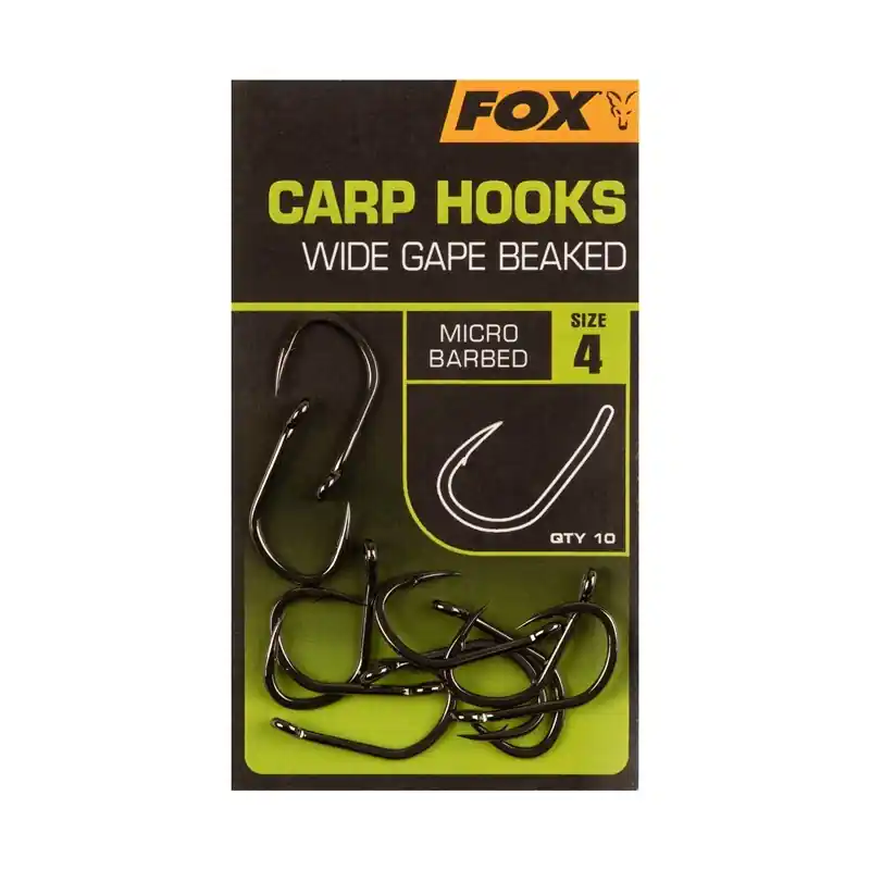 Expédié Aujourd&rsquo;hui FOX CARP HOOKS – WIDE GAPE – SIZE 6 FOX