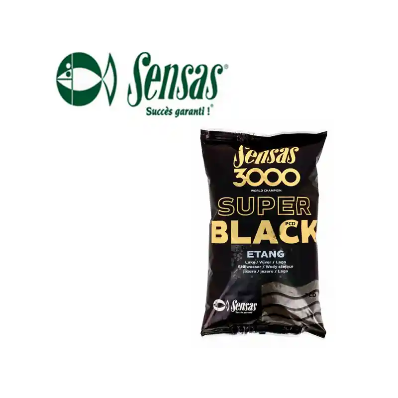 AMORCE SENSAS 3000 SUPER BLACK ETANG 1KG Seulement Aujourd&rsquo;hui