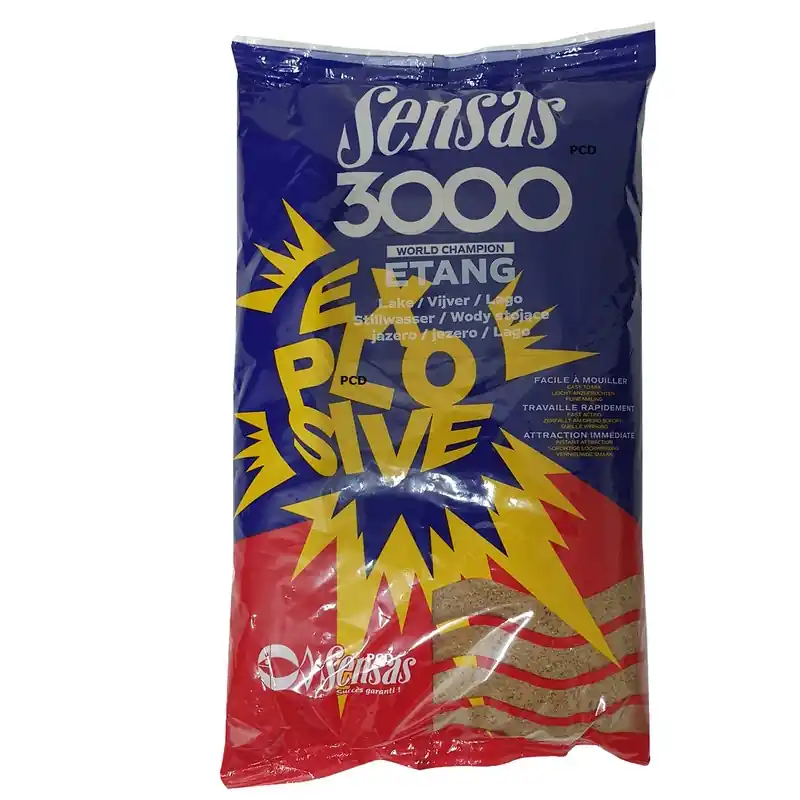 Amorce Sensas 3000 Explosive Etang 1kg Offre Spéciale