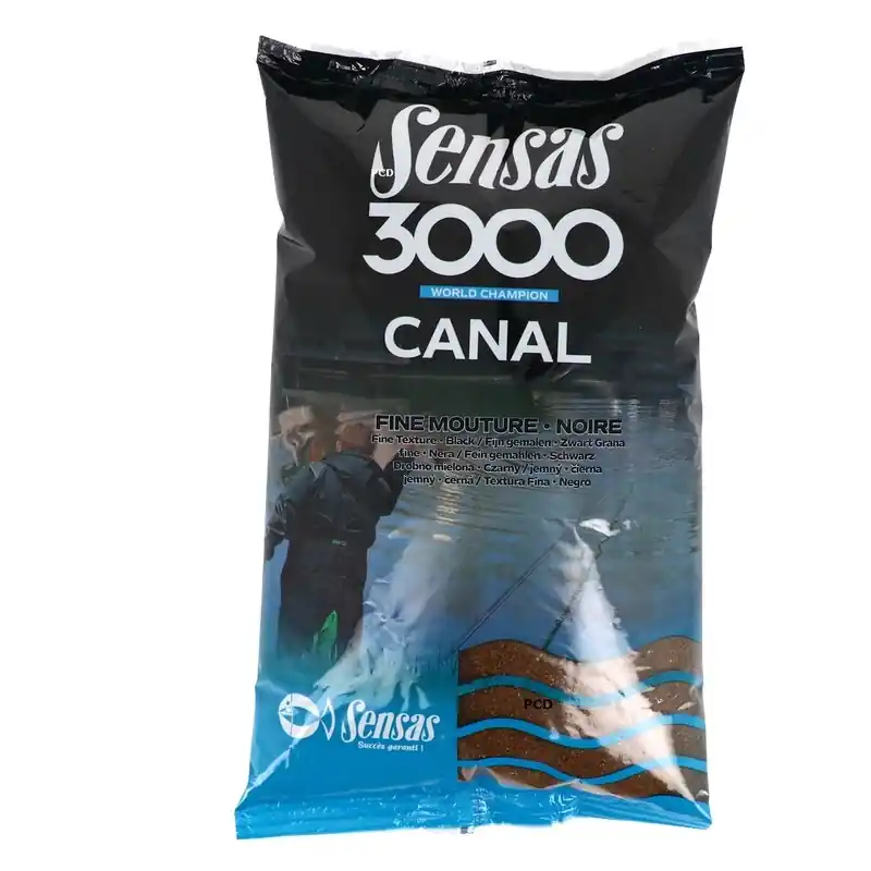 Amorce Sensas 3000 Canal Noire Fine Mouture 1kg Meilleur Prix