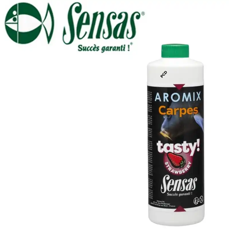 AROMIX SENSAS CARP TASTY STRAWBERRY 500ML Produit De Marque