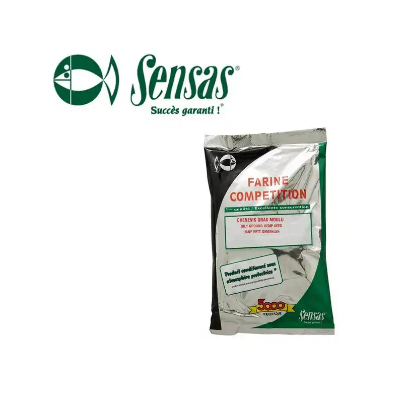 Achetez Aujourd&rsquo;hui FARINE SENSAS 3000 COMPETITION SUPER CHENEVIS GRAS MOULU 550G