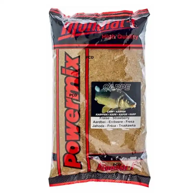 Nouveauté Amorce Powermix Mondial-F Carp Strawberry 2KG500