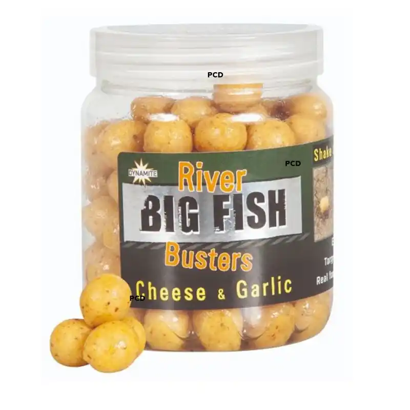 Achetez Aujourd&rsquo;hui Pellets D‘eschage Dynamite Baits Big Fish River Cheese & Garlic Hookbaits Busters 120G