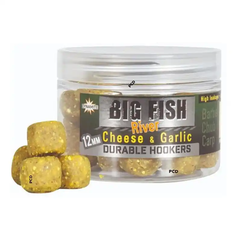 Usine Directe Pellets D‘eschage Dynamite Baits Big Fish River Cheese & Garlic Durable Hook Pellets 12MM 120G