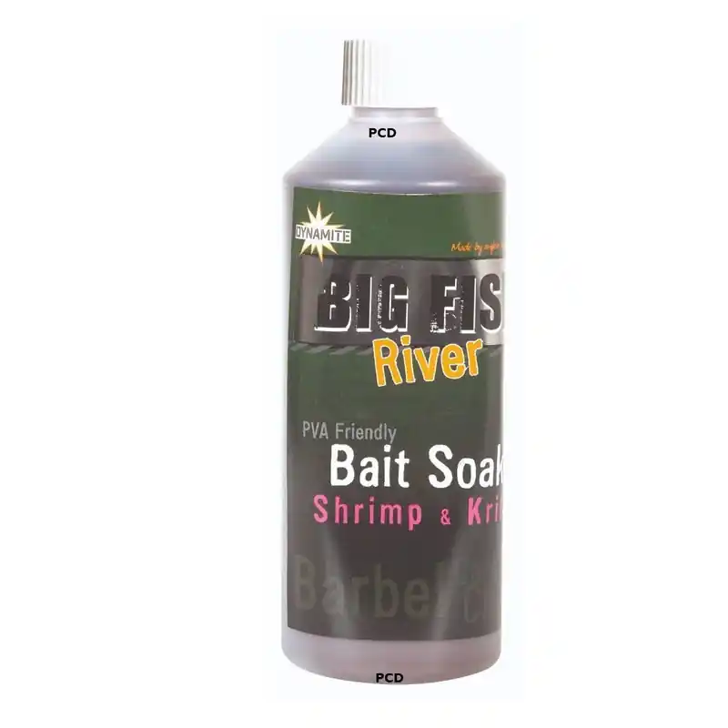 Attractant Liquide Dynamite Baits Big Fish River Shrimp & Krill Bait Soak 500ML Expédié Aujourd&rsquo;hui